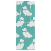 Sac Cadeau Pour Bouteille Chien Chien Chien Poméranie (Devant)