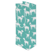 Sac Cadeau Pour Bouteille Chien Labrador Black Lab Puppy (Dos Angle)