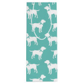 Sac Cadeau Pour Bouteille Chien Labrador Black Lab Puppy (Dos)