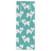 Sac Cadeau Pour Bouteille Chien papillon (Devant)