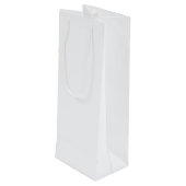 Sac Cadeau Pour Bouteille Chiffre d'anniversaire fille avec vin (Dos Angle)