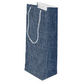 Sac Cadeau Pour Bouteille Chiffre d'anniversaire fille avec vin (Dos Angle)