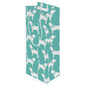 Sac Cadeau Pour Bouteille Chiot chien Beagle (Dos Angle)