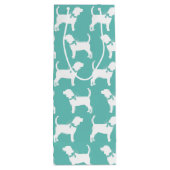 Sac Cadeau Pour Bouteille Chiot chien Beagle (Dos)