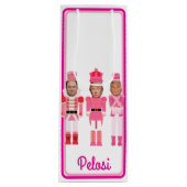 Sac Cadeau Pour Bouteille Christmas Nutcracker Trump Kennedy Musk (Devant)