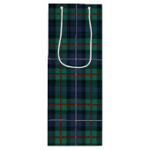 Sac Cadeau Pour Bouteille Christmas Tartan Clan Robertson Vérification de l' (Devant)
