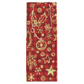 Sac Cadeau Pour Bouteille Christmas+wine+bag (Dos)
