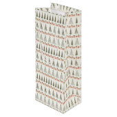 Sac Cadeau Pour Bouteille Christmas Wine Gift Bag (Dos Angle)