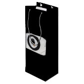 Sac Cadeau Pour Bouteille cible déchirures (Dos Angle)