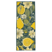 Sac Cadeau Pour Bouteille citron vintage (Dos)