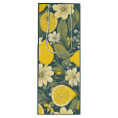 Sac Cadeau Pour Bouteille citron vintage (Devant)
