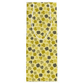 SAC CADEAU POUR BOUTEILLE CLOVER LEAVES ST PATRICK (Dos)