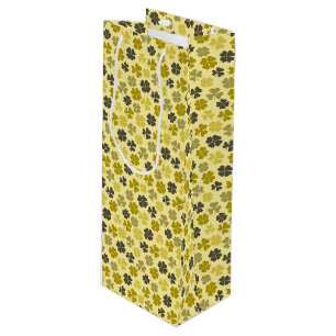 SAC CADEAU POUR BOUTEILLE CLOVER LEAVES ST PATRICK