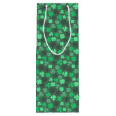 SAC CADEAU POUR BOUTEILLE CLOVER LEAVES ST PATRICK (Dos)
