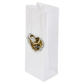 Sac Cadeau Pour Bouteille Coeur vapeur avec un manomètre (Devant Angle)