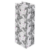 Sac Cadeau Pour Bouteille Colibri IV (Devant Angle)