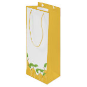 Sac Cadeau Pour Bouteille Collection Lemon Bloom (Dos Angle)