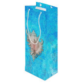 Sac Cadeau Pour Bouteille Conch Shell "Beach Life" (Dos Angle)