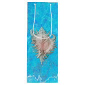 Sac Cadeau Pour Bouteille Conch Shell "Beach Life" (Devant)