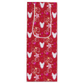 Sac Cadeau Pour Bouteille Confetti Diamond Bull Terrier (Devant)