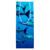 Sac Cadeau Pour Bouteille Cool Barracudas (Dos)