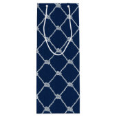 Sac Cadeau Pour Bouteille Cordes De Voile Côtière Nautique (Dos)