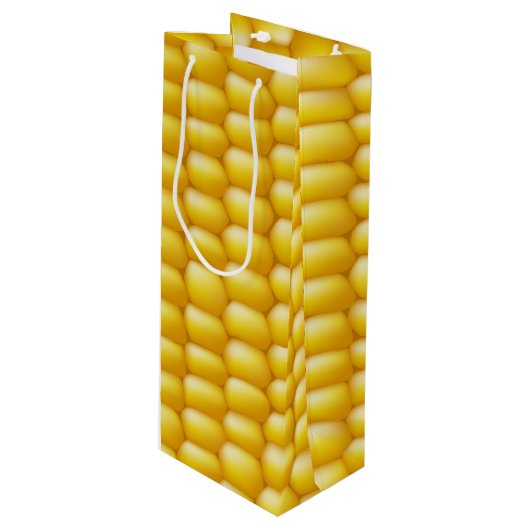 Sac Cadeau Pour Bouteille Corn Cob Arrière - plan (Devant Angle)