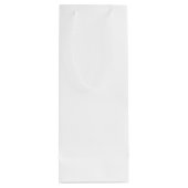 Sac Cadeau Pour Bouteille couleur blanche (Dos)