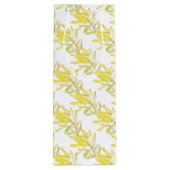 Sac Cadeau Pour Bouteille Couleur d'eau jaune leucadendron (Dos)