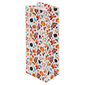 Sac Cadeau Pour Bouteille Couleurs d'automne (Dos Angle)