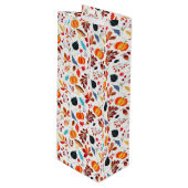 Sac Cadeau Pour Bouteille Couleurs d'automne (Devant Angle)