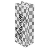 Sac Cadeau Pour Bouteille Course (Devant Angle)