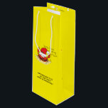 Sac Cadeau Pour Bouteille Crabe Christmas Beach Tropical Funny<br><div class="desc">Dites à tous vos amis de plage tropicale que Sandy Claws vient en ville pour Noël ! C'est un crabe, alors ne fais pas ce crabby Père Noël ou tu auras du charbon cette fête ! C'est le dessin animé parfait pour faire sourire les amateurs de plage ce Noël !...</div>