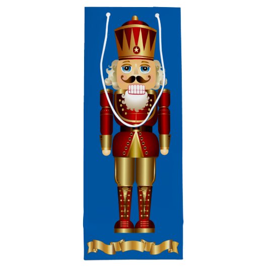 Sac Cadeau Pour Bouteille Cracker d'or (Dos)