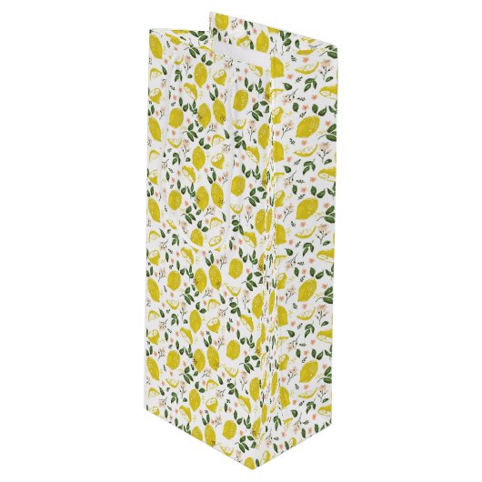 Sac Cadeau Pour Bouteille Cravate (Devant Angle)