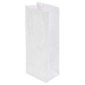 Sac Cadeau Pour Bouteille Créez votre propre blanc  (Dos Angle)