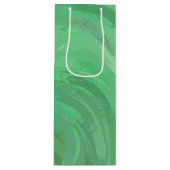 Sac Cadeau Pour Bouteille Crème d'émeraude (Devant)