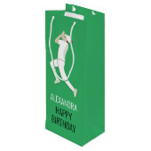 Sac Cadeau Pour Bouteille Cricket (Dos Angle)