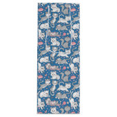 Sac Cadeau Pour Bouteille Cute Kitty Love (Devant)