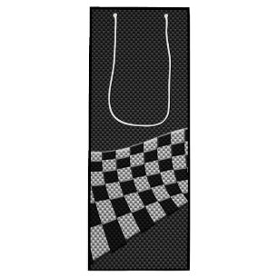 Sac Cadeau Pour Bouteille Décor d'impression à drapeau à drapeau de course e