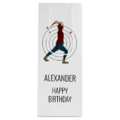 Sac Cadeau Pour Bouteille Défilement Ax (Devant)