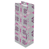 Sac Cadeau Pour Bouteille design pour tissu, papier peint, papier d'emballag (Devant Angle)