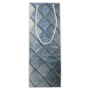 Sac Cadeau Pour Bouteille Diamants géométriques