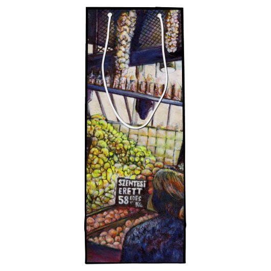 Sac Cadeau Pour Bouteille Dimensions de curiosité (Dos)