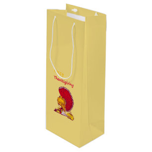 Sac Cadeau Pour Bouteille Dinde d'action de grâces et récolte