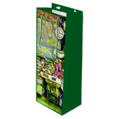 Sac Cadeau Pour Bouteille Dit pour impliquer toute l'idée (Devant Angle)