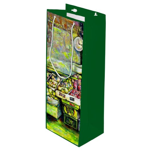 Sac Cadeau Pour Bouteille Dit pour impliquer toute l'idée (Devant Angle)
