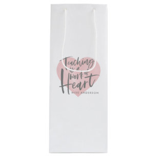 Sac Cadeau Pour Bouteille Don de l'enseignant