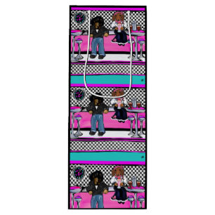 Sac Cadeau Pour Bouteille Doxie Rock et Roll