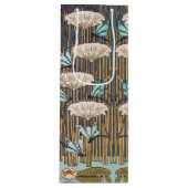 Sac Cadeau Pour Bouteille Dragonflies Water Lilies Marais Art Nouveau (Devant)